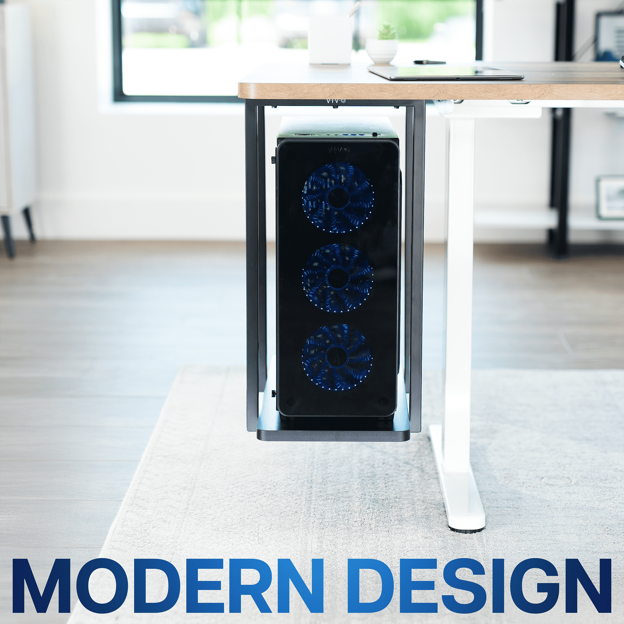 VIVO Large Under Desk PC Shelf Mount