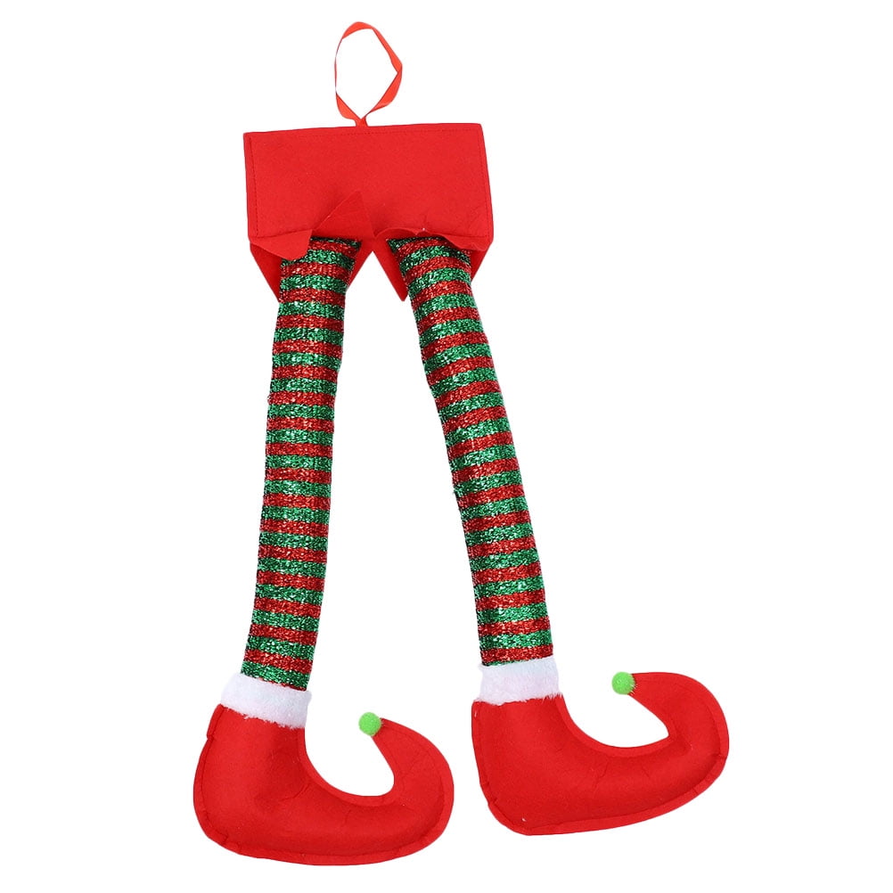 HOMEMAXS 1Pc Elf Legs Hanging Decor Christmas Elf Legs Ornament Funny