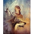 thumbnail image 2 of Lund, Denton 26x31 Black Ornate Wood Framed with Double Matting Museum Art Print Titled - Winter Song, 2 of 4