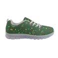 thumbnail image 3 of Chririnla Mesh Running Shoes for Gym, Breathable Lace Up Running Sneakers for Womens, Christmas Fairy Lights Pattern, 3 of 11
