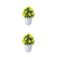 thumbnail image 1 of Injueey Mini plantas artificiales, bonsái de flores, maceta falsa, apariencia vívida simulada, escritorio para el hogar, adorno de ventana de Type5 NO5, 1 of 6
