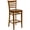Cherry Wood Seat/Cherry Wood Frame, variant on Flash Furniture HERCULES Series Ladder Back Walnut Wood Restaurant Barstool