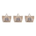 thumbnail image 2 of Transemion Stay Organized And Stylish With Practical Canvas Shoulder Bag White Large white 3Set, 2 of 6