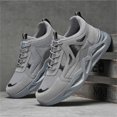 thumbnail image 2 of NOKIO Men's Running Sneakers Breathable L𝗈w Top Jogging Athlet𝗂c Shoes Versatile Hiking Sports Shoes Non-S𝗅ip Outdoor Casual Shoes Lightweight Thick-Soled for Back to College, 2 of 8