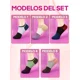 thumbnail image 3 of Calcetines De Tines Corte Bajo Invisibles Para Mujer 10 Pzs, 3 of 7