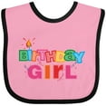 thumbnail image 3 of Inktastic Birthday Girl Letters Girls Baby Bib, 3 of 4