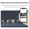 thumbnail image 4 of Yaoinaoou Smart Cycling Glasses - 1080P HD WIFI Camera, Polarized Lenses, Hands-Free Recording for Driving, Running, Fishing, and Outdoor Sports 64GB Card, 4 of 9