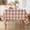Orange White, variant on Plaid Fall Tablecloth Thanksgiving Rectangle 60x70 Inch, Yellow Table Cloths Autumn Decorations, Polyester Fabric Table Cover for Harvest Party Dining Farmhouse Kitchen Decor