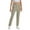 F-249Khaki, variant on ZHOGXU Big Kids Girls Formal Pants Elastic Waist Wide Leg Straight Fit Solid Color Fashion Comfortable Trousers For Daily Wear Black 3-4 Years