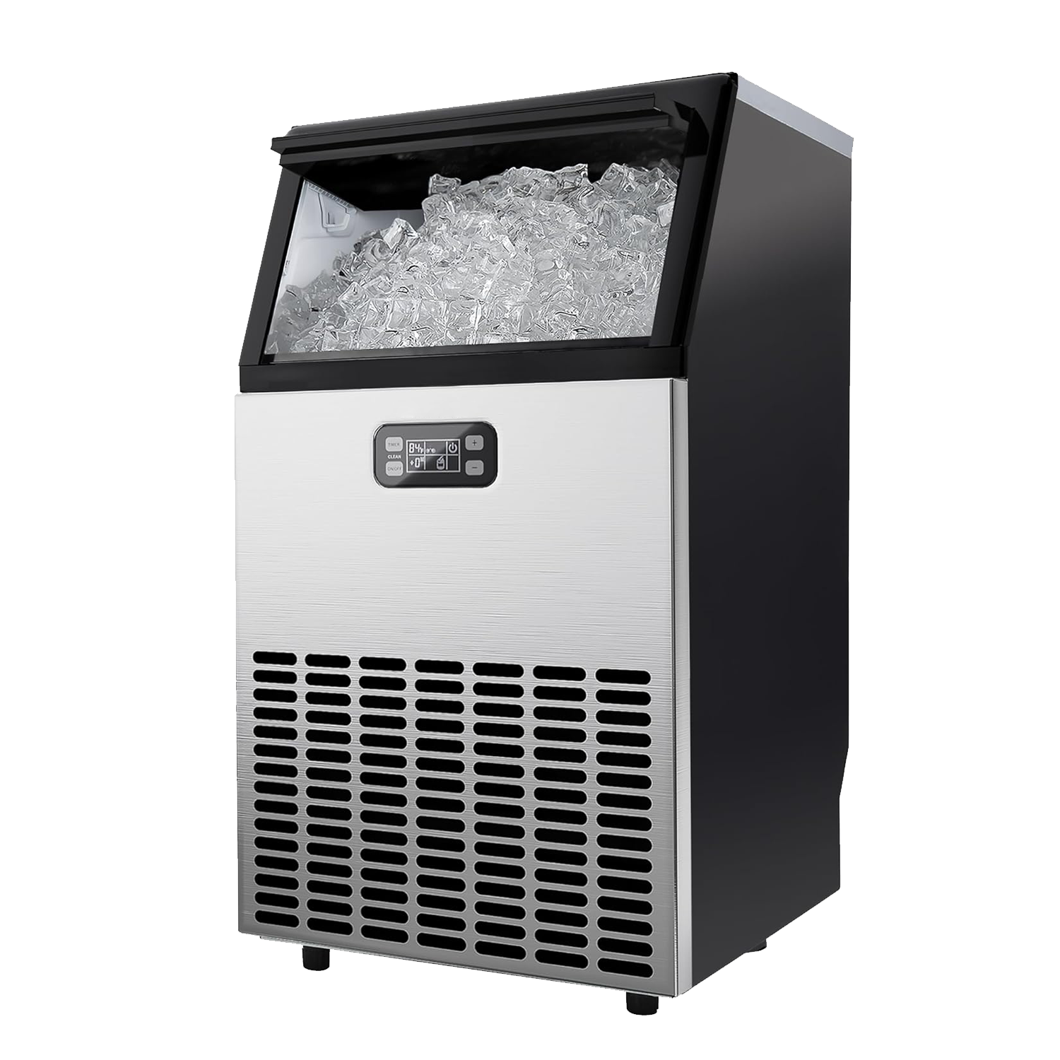 Cooler Depot Commercial Ice Maker  198Lbs/24H, ETL, 55Lbs Storage, NSF Certified