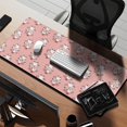 thumbnail image 2 of Long Mouse Pads for Desk,Pink Cow Heart Pattern Desk Mats on Top Of Desks, Desk Mouse Pad Extra Large with 3mm Non-Slip Base and Stitched Edge for Gaming,Office,Work,Home 35.4"x15.7", 2 of 6