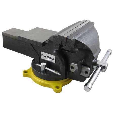 UPC: 0883652386476 | Olympia Tools 38-647 One Hand Operation Vise 5-1/2 in Jaw Opening 6 in W Jaw