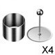 thumbnail image 1 of Anillos de Acero Inoxidable para Comida Soledad con Empujador 4 Piezas, 1 of 10