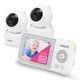 thumbnail image 1 of VTech VM923-2 Monitor para bebés, pantalla de 2.8”, alcance de 1000 pies, zoom panorámico, inclinación, visión nocturna, audio bidireccional, sensor de temperatura, canciones de cuna, transmisión segu, 1 of 5
