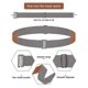 thumbnail image 2 of 4pcs Ladies Invisible Belt Elastic Belt Flat Buckle Belt With Elastic Elastic Band Rubber, 2 of 4