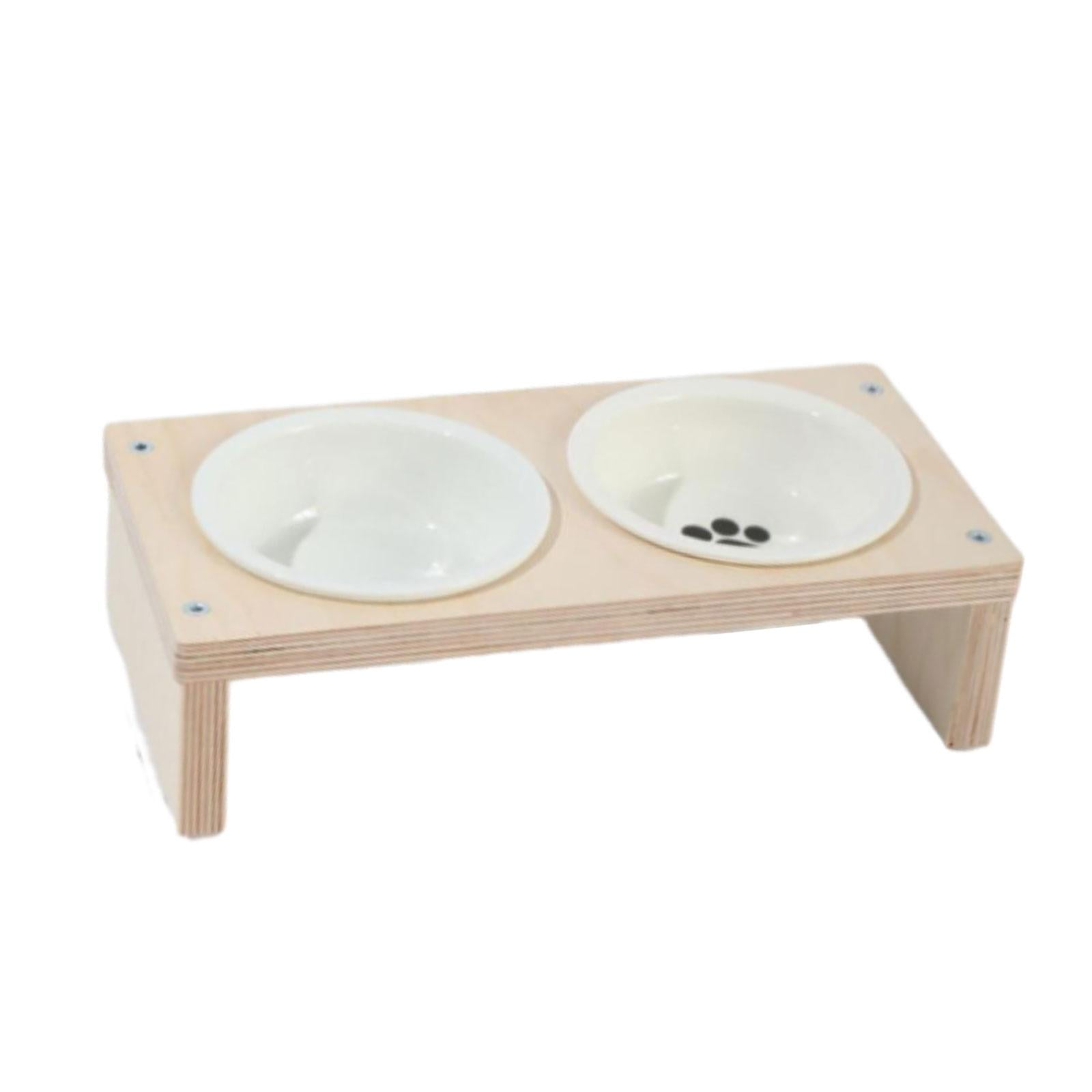 Cat Bowls for Food and Water, Cat Food Bowl Ceramic Cat Bowl Neck Protection Non