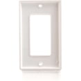 thumbnail image 4 of C2G 03725 Single Gang Wall Plate, Decorative One Cutout, White, 4 of 4