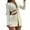 501_White, variant on Lroveb Blazer Dress for Women Casual Suit Sets With Hollow Waist Lapel Long Sleeve And Shorts Formal Dresses