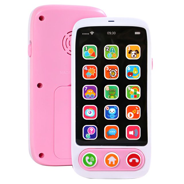 Juguete Educativo Para Teléfono Inteligente Simulación Musical Juguete Para Teléfono Juguete Portátil Multifuncional Para Teléfono Móvil Con Luz Musical Para Niños Regalo Para El Hogar matsuzay FN002945-00