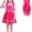 Pink-2-Wig, variant on Halloween Costume Pink Princess Dress, 2026 Movie Pink Costume 3D Print Halloween Party Cosplay Dress Up Outfit, Cute Role Play Fancy Apparel