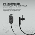 thumbnail image 6 of Neojdx Wingz Bluetooth Headphones, Wireless Sports Earphones w/ Mic IPX5 Waterproof HD Stereo Earbuds 6 Hour Battery Noise Cancelling Headsets, 6 of 7