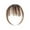 Brown_B, variant on FSTDelivery Hair Clip in Bangs Wispy Human Hair Bangs Hairpieces for Women, Fringe Neat Faker Bangs with Temples Hairpieces for Party and Daily Wear, Black Hair Extension
