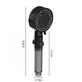 thumbnail image 2 of TIMIFIS Shower Head Turbo Shower Head Home Bath Shower Nozzle Water Heater Filter Shower ,10 Bathing Modes, One Pressurised Water Stop Function Shower Head. Kitchen & Dining, 2 of 8