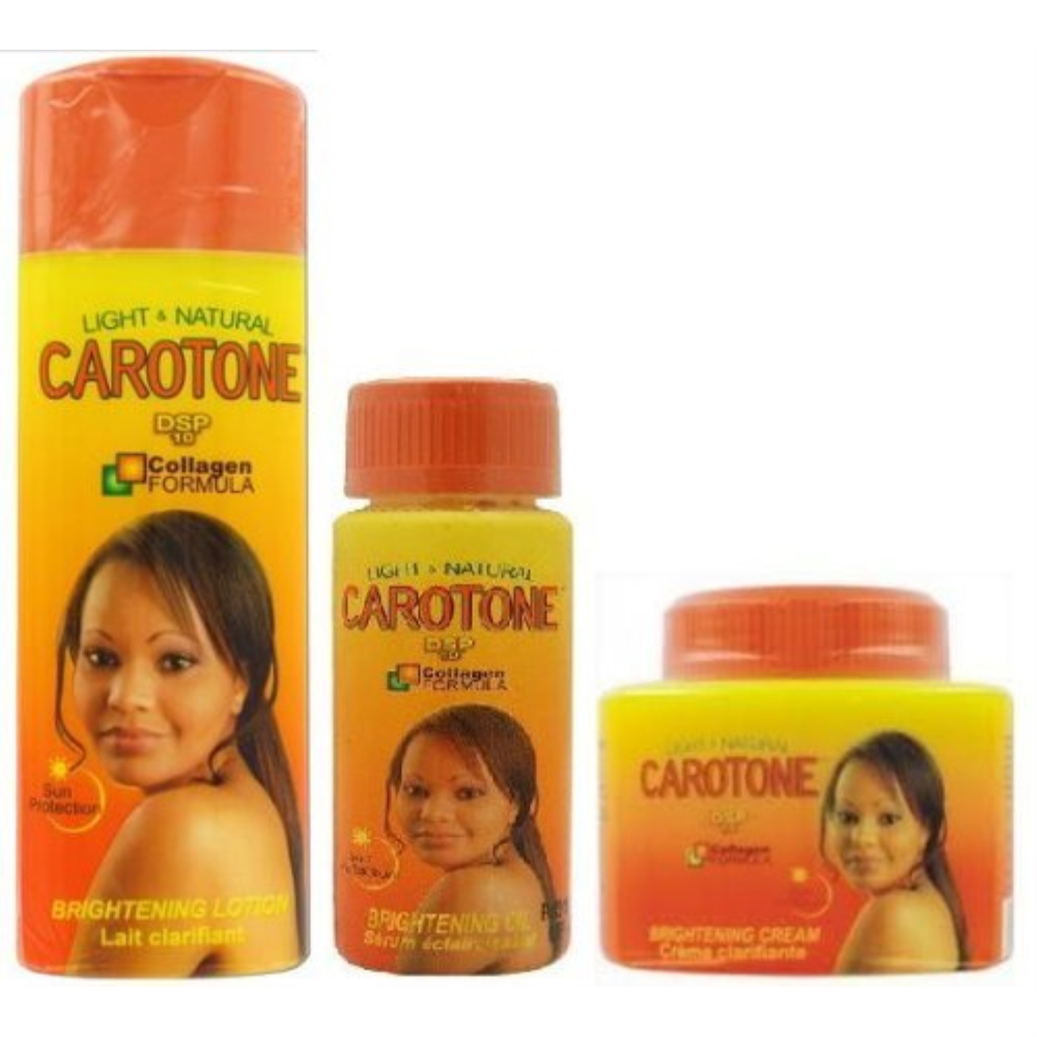 carotone dsp10 combo set ***includes lotion, cream, and body oil