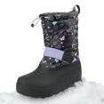 thumbnail image 1 of Bota de invierno Northside Frosty para niños, color negro/morado, talla 5US, 1 of 6