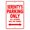 Red, variant on Serenity's Parking Only All Others Will Be Towed Name Gift Novelty Metal Aluminum 8"x12" Sign