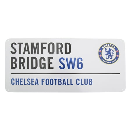 Chelsea FC Official Stamford Bridge Metal Soccer/Football Club Street Sign