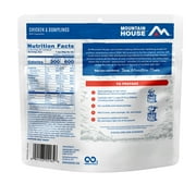 Mountain House Chicken & Dumplings, Freeze-Dried Camping & Backpacking Food, 2-Serving