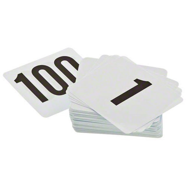 Update International Numéros de Table en Plastique, 1-100