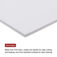 thumbnail image 5 of EVA Foam Sheets White 38.9 Inch x 13.9 Inch 5mm Thickness for Crafts DIY, 5 of 6
