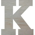 thumbnail image 1 of Wooden Block Letters, Unfinished 8'' Rockwell K, Craft, 1 of 1