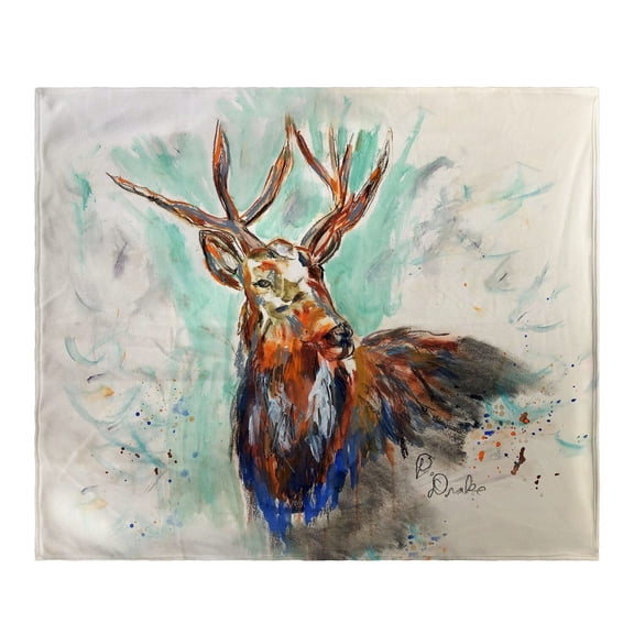 Betsy Drake Interiors Buck in Fall Throw