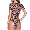 thumbnail image 4 of The Xecao Strawberry Women's Crew Neck Body Suit, a short-sleeved bodysuit and basic swimsuit, both comfort and style for dating and daily life, 4 of 9