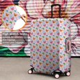 thumbnail image 4 of Pink Butterfly Flower Pattern Luggage Cover Fashion Suitcase Cover Baggage Covers Fit 25-28 Inch Luggage (Go Travel), 4 of 5