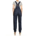 thumbnail image 4 of Casual Womens Vintage Wash Straight Leg Denim Overalls With Pocket Bib, 4 of 7