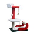 thumbnail image 3 of Cat Scratcher Post for Indoor Cats Interactive Cat Bed House Furniture Protector Jumping platform, 3 of 9