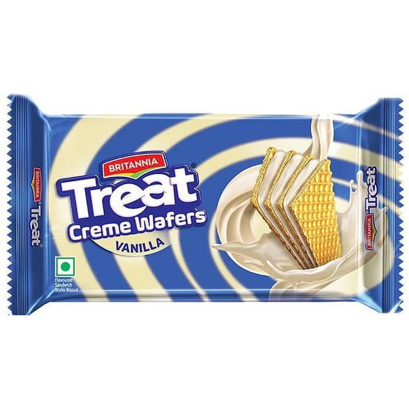 Britannia Treat Creme Wafers - Vanilla 150 gm box