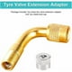 thumbnail image 2 of Potencie el mantenimiento de sus neumáticos: adaptador de extensión universal con conversión de válvula recta, ofrece fácil acceso y compatibilidad con ruedas dobles para una amplia gama de vehículos, 2 of 5