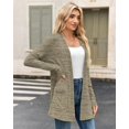 thumbnail image 2 of MISFAY Women's Cardigans Long Sleeve with Pockets - Open Front Lightweight Cardigan, 2 of 5