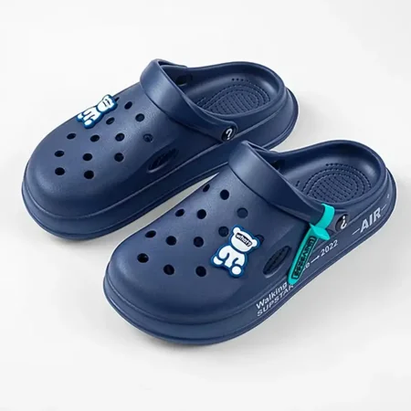 

Men‘s Cartoon Bear Comfortable Clogs Garden Shoes Non-Slip Sandals Comfortable Slides Slippers For Indoor Outdoor Beach Pool