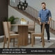 thumbnail image 5 of Juego de Comedor Mesa Tablero de Madera 4 Sillas Marrón/Crema/Sintético Beige Briana Madesa, 5 of 5