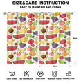 thumbnail image 2 of Fruit Curtains-blackout Curtains Bedroom Decor Living Room Darkening Grommet Window Drapes 2 Panels Set 52"x 84", 2 of 2