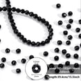 thumbnail image 2 of 400pcs 2mm Natural Black Spinel Rondelle Gemstone Beads Rondelle Faceted Beads Round Loose Beads Strands for Jewelry Making 2 Strands, 2 of 5