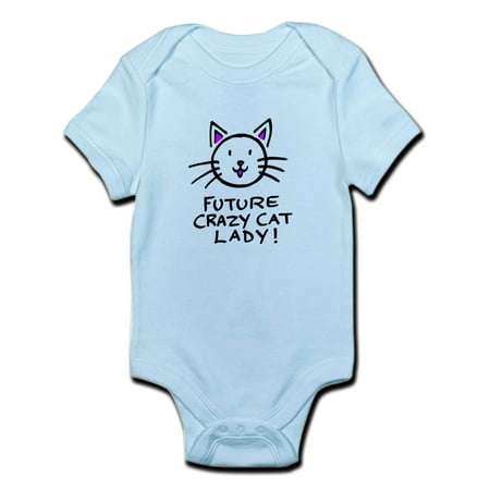 CafePress - Future Crazy Cat Lady Infant Bodysuit - Baby Light Bodysuit