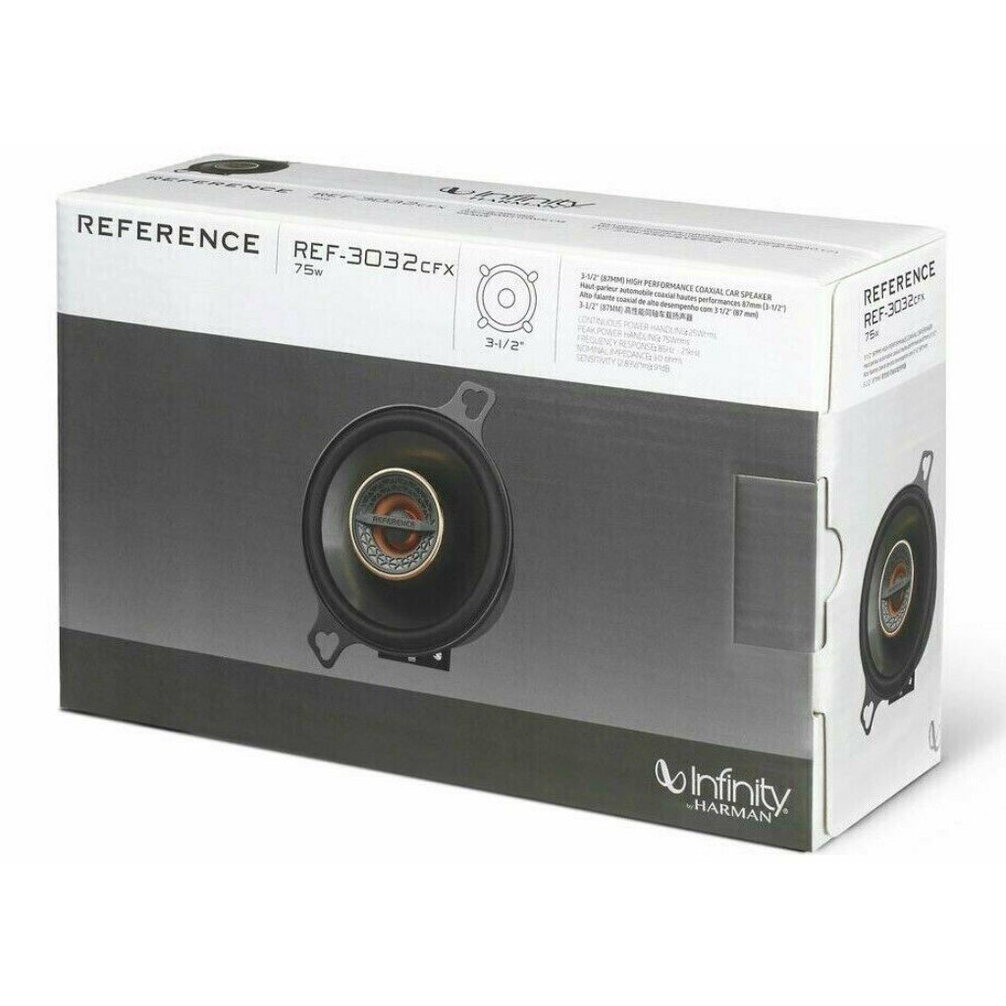 Infinity REF3032CFX 150 Watts 3-1/2" Reference Series 2-Way Coaxial Car Speakers NEW