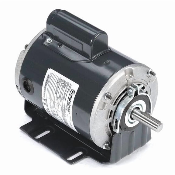 Leeson GP Motor,1/2 HP,1,725 RPM,115/230V AC,56 056C17D2097